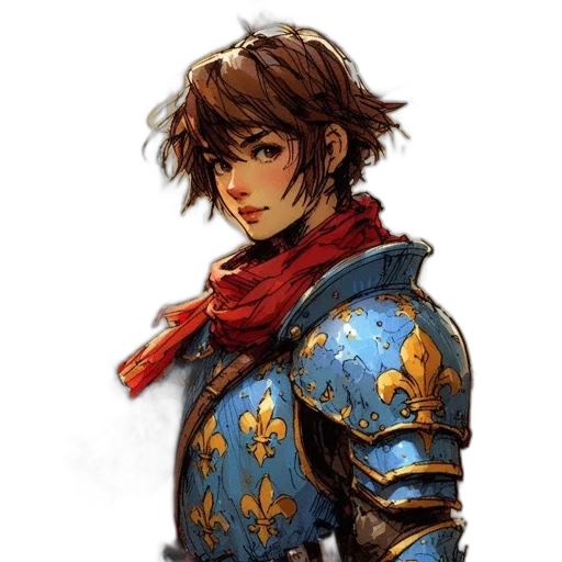 sword, jacket, face, staff, fantasy art, concept art, watercolor, pixel art transparent PNG cut-out