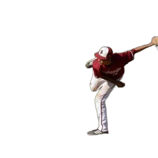 weapon, concept art, baseball, player, red, uniform, pitching, mound transparent PNG cut-out