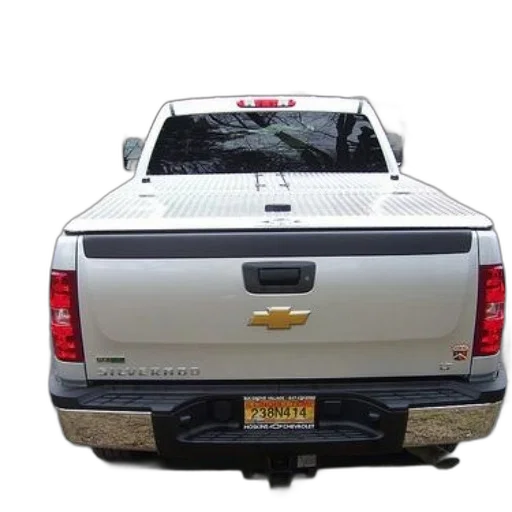 car, white, chevrolet, silverado, pickup, truck, black, bed transparent PNG cut-out