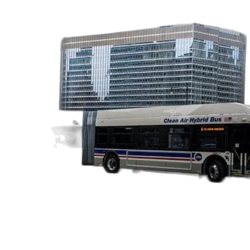building, 3d render, concept art, photorealistic, clean, air, hybrid, bus transparent PNG cut-out