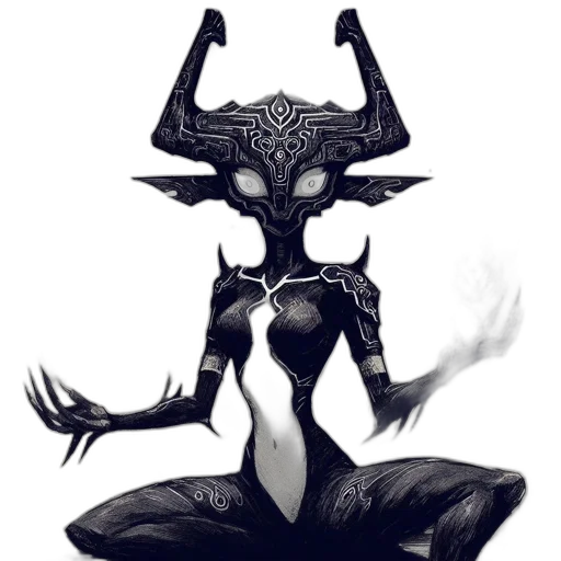 mask, creature, dragon, fantasy art, concept art, comic book art, pixel art, dark transparent PNG cut-out