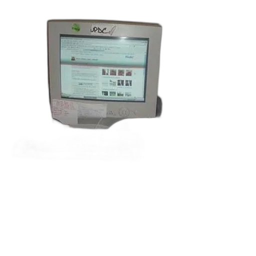 robot, staff, computer, monitor, displays, webpage, white, background transparent PNG cut-out