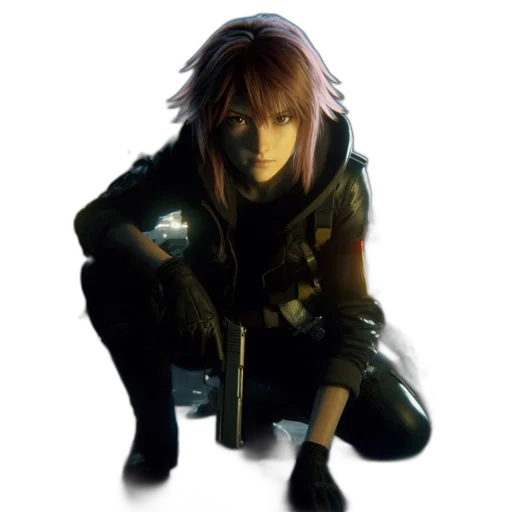 jacket, weapon, dragon, animal, concept art, cyberpunk, photorealistic, fantasy art transparent PNG cut-out