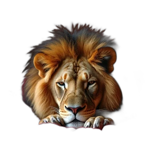 animal, crown, jewelry, face, photorealistic, oil painting, fantasy art, concept art transparent PNG cut-out