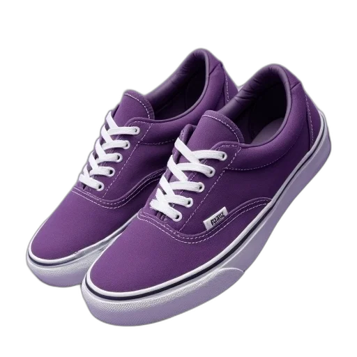 shoes, 3d render, photorealistic, purple, authentic, new, vans, trainers transparent PNG cut-out