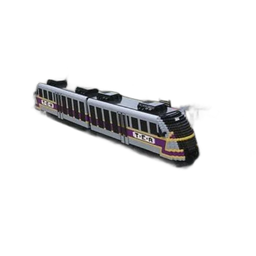 weapon, car, 3d render, photorealistic, concept art, lego, train, set transparent PNG cut-out