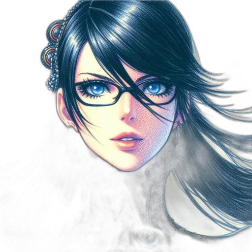 face, mask, robot, staff, fantasy art, anime, concept art, watercolor transparent PNG cut-out