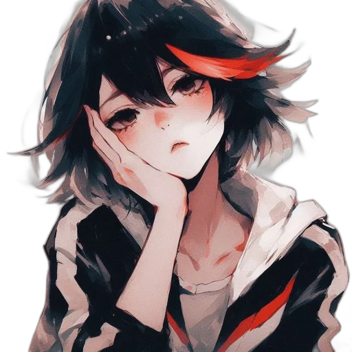 face, mask, hat, jacket, anime, watercolor, pixel art, photorealistic transparent PNG cut-out