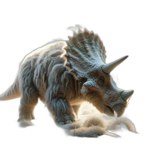 dragon, creature, animal, hair, concept art, 3d render, fantasy art, photorealistic transparent PNG cut-out