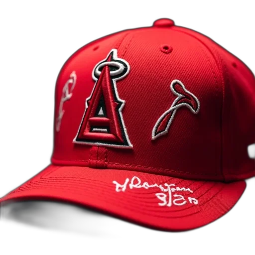 hat, cardinals, autographed, angels transparent PNG cut-out