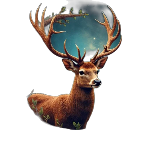 animal, crown, creature, staff transparent PNG cut-out