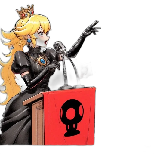 crown, weapon, concept art, anime, cartoon, comic book art, animated, female transparent PNG cut-out