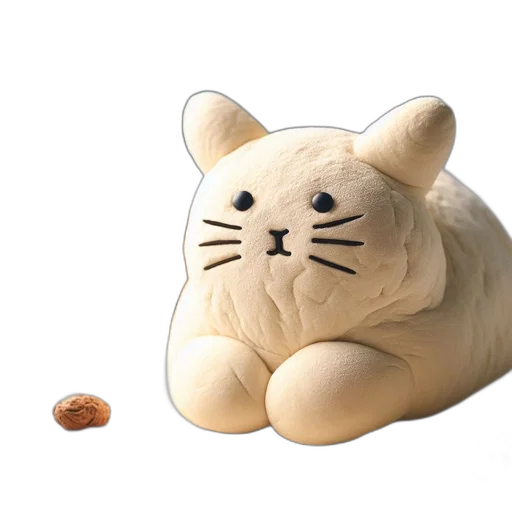 food, animal, creature, 3d render, concept art, photorealistic, artful, dough transparent PNG cut-out