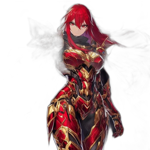 dress, weapon, mask, concept art, fantasy art, anime, comic book art, fire transparent PNG cut-out