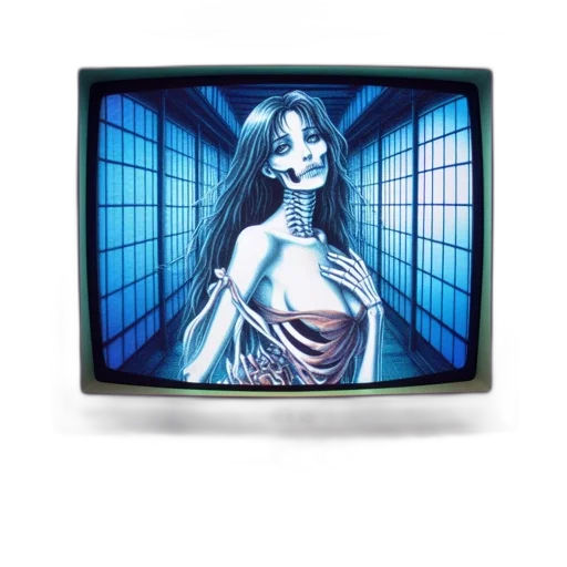mask, concept art, vaporwave, 3d render, photorealistic, neon lights, antiquated, crt transparent PNG cut-out