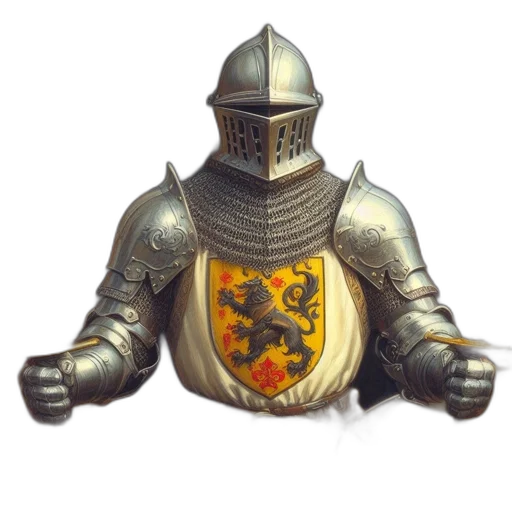 sword, crown, robot, weapon, fantasy art, concept art, 3d render, pixel art transparent PNG cut-out