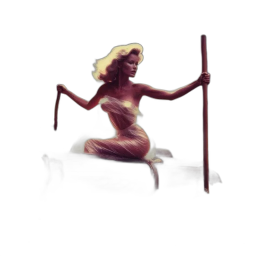 furniture, creature, hair, dress, concept art, pixel art, 3d render, fantasy art transparent PNG cut-out