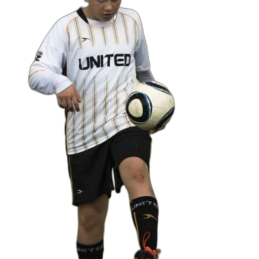 staff, 3d render, photorealistic, soccer, player, wearing, united, jersey transparent PNG cut-out