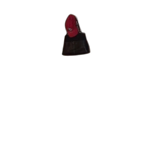 hat, jacket, crown, mask, 3d render, pixel art, dark, red transparent PNG cut-out