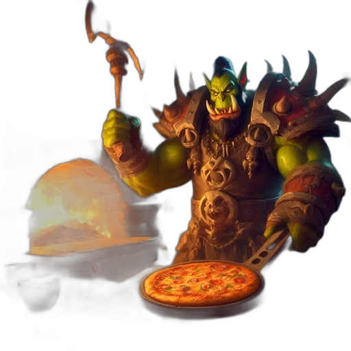 food, creature, dragon, concept art, fantasy art, 3d render, pixel art, imposing transparent PNG cut-out