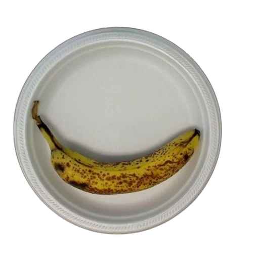 food, face, crown, animal, photorealistic, 3d render, ripe, banana transparent PNG cut-out