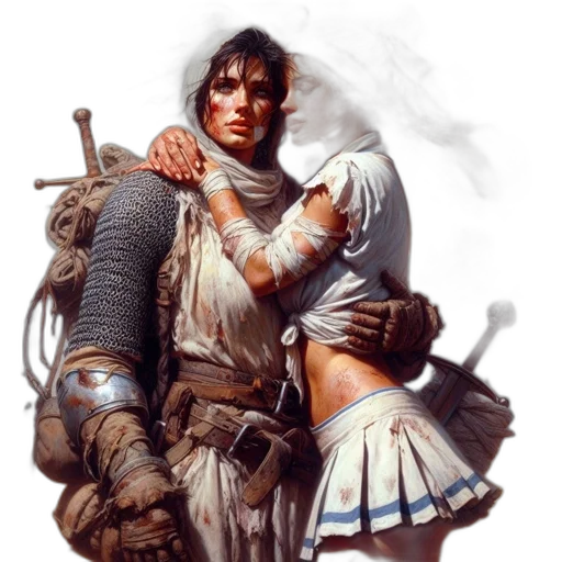 sword, weapon, fantasy art, concept art, comic book art, photorealistic, fire, two transparent PNG cut-out