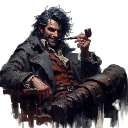 jacket, face, weapon, staff, concept art, fantasy art, comic book art, photorealistic transparent PNG cut-out