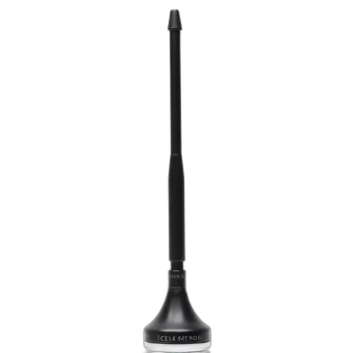 staff, weapon, sword, umbrella, black, telescopic, antenna, silver transparent PNG cut-out