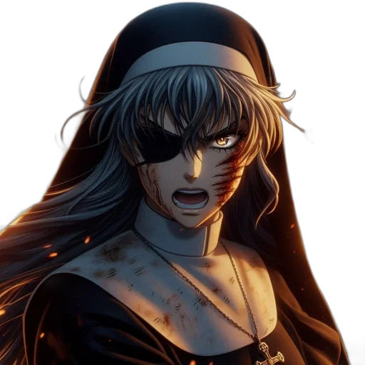 mask, face, hat, anime, comic book art, concept art, fantasy art, dark transparent PNG cut-out