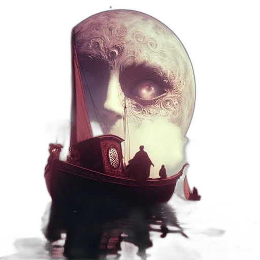 mask, face, bottle, robot, concept art, fantasy art, watercolor, photorealistic transparent PNG cut-out