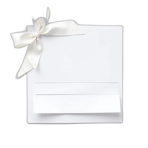 jewelry, white, paper, single, ribbon, tied, bow, top transparent PNG cut-out