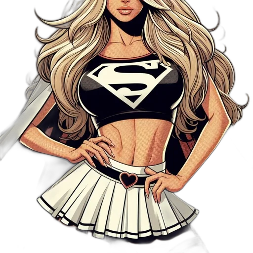 dress, comic book art, cartoon, fantasy art, anime, monochrome, animated, female transparent PNG cut-out