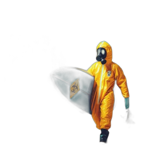 jacket, mask, concept art, fog, bustling, beach, individual, donning transparent PNG cut-out