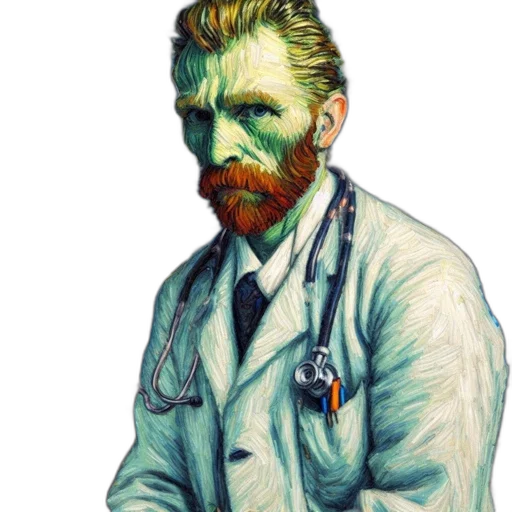 staff, face, mask, animal, concept art, comic book art, photorealistic, pixel art transparent PNG cut-out