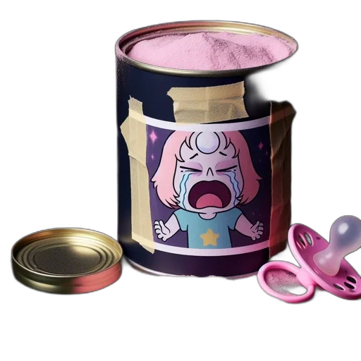 food, weapon, jewelry, concept art, vaporwave, 3d render, anime, pastel transparent PNG cut-out