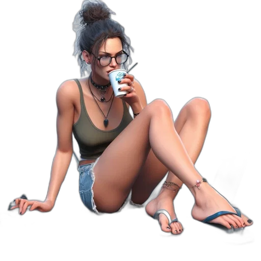 jewelry, shoes, bottle, photorealistic, concept art, pixel art, cartoon, earth tones transparent PNG cut-out