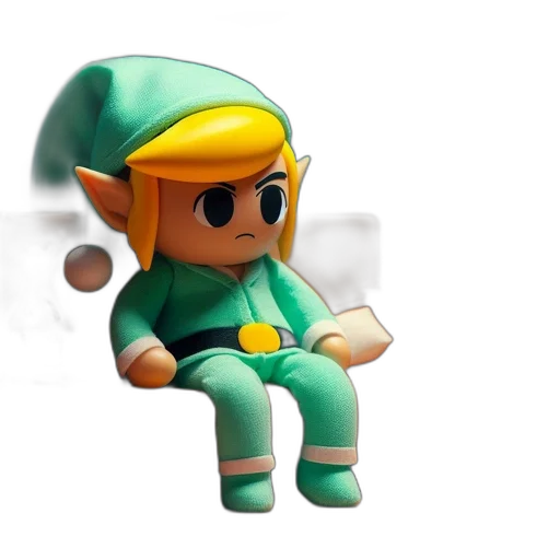 staff, hat, weapon, 3d render, concept art, pixel art, fantasy art, green transparent PNG cut-out