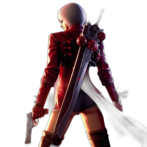 sword, weapon, staff, jacket, concept art, fantasy art, 3d render, pixel art transparent PNG cut-out