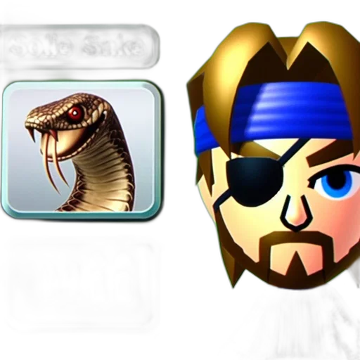 concept art, 3d render, pixel art, fantasy art, digital, representation, snake, named transparent PNG cut-out