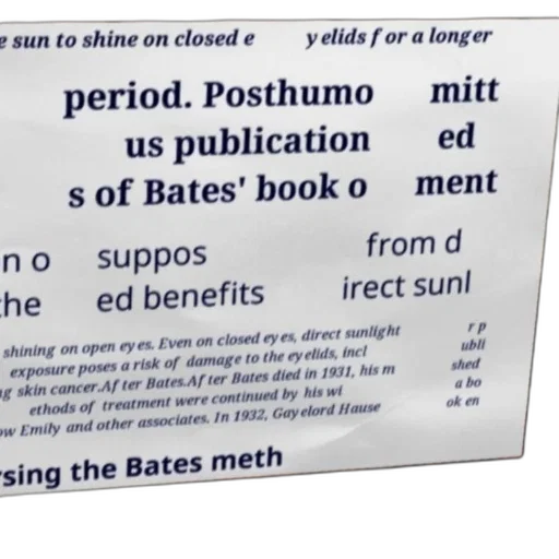 text-based, image, discussing, potential, benefits, exposing, eyes, sunlight transparent PNG cut-out
