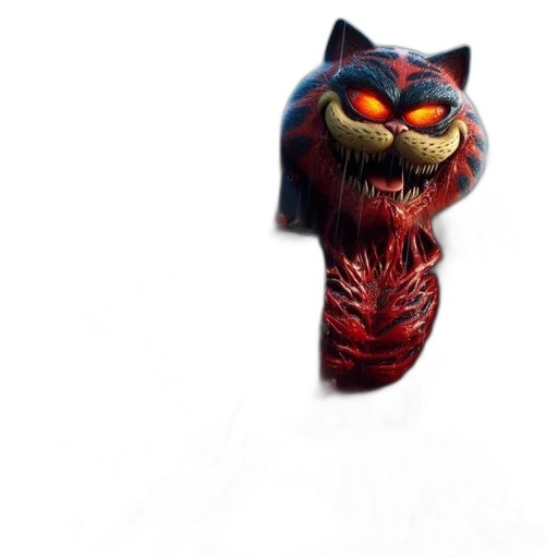 creature, staff, animal, mask, 3d render, concept art, photorealistic, fantasy art transparent PNG cut-out