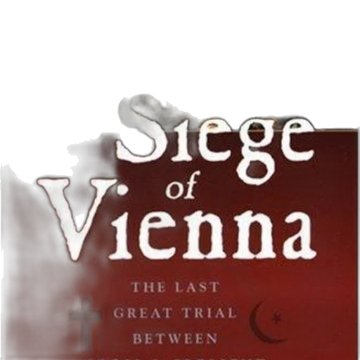 concept art, fog, siege, vienna, book, cover, red, background transparent PNG cut-out