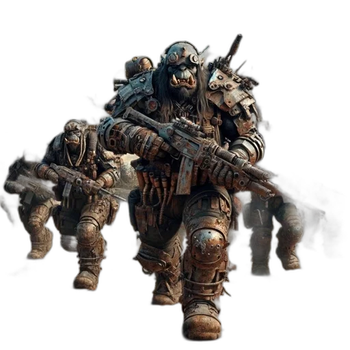 weapon, creature, animal, concept art, fantasy art, 3d render, photorealistic, earth tones transparent PNG cut-out