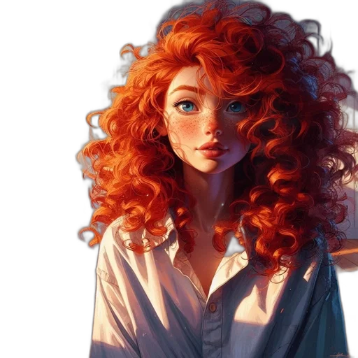 hair, dress, face, crown, photorealistic, fantasy art, oil painting, cartoon transparent PNG cut-out