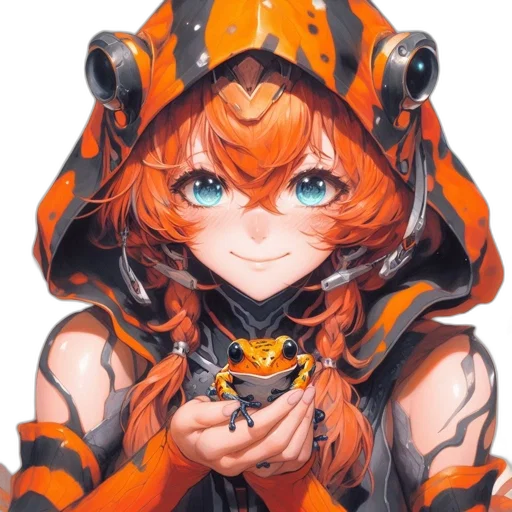 mask, weapon, robot, face, anime, pixel art, concept art, fantasy art transparent PNG cut-out