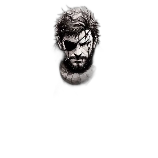 face, hair, creature, mask, comic book art, pencil sketch, concept art, pixel art transparent PNG cut-out