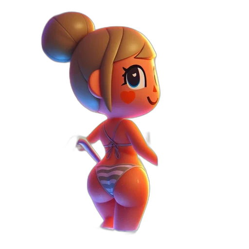 dress, robot, staff, 3d render, concept art, cartoon, pixel art, neon transparent PNG cut-out