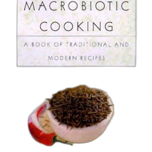 food, book, cover, titled, macrobiotic, cooking, traditional, modern transparent PNG cut-out