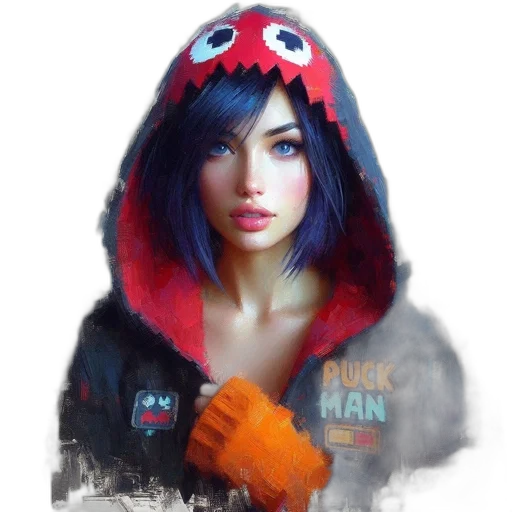 jacket, face, mask, animal, photorealistic, fantasy art, concept art, comic book art transparent PNG cut-out