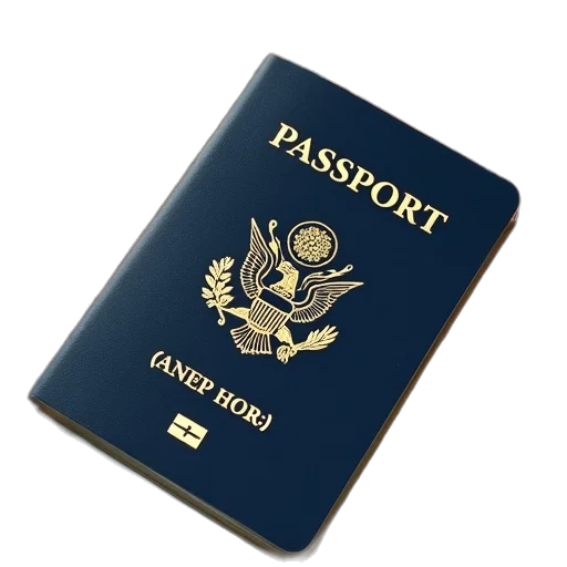 passport, pictured, some, visas transparent PNG cut-out